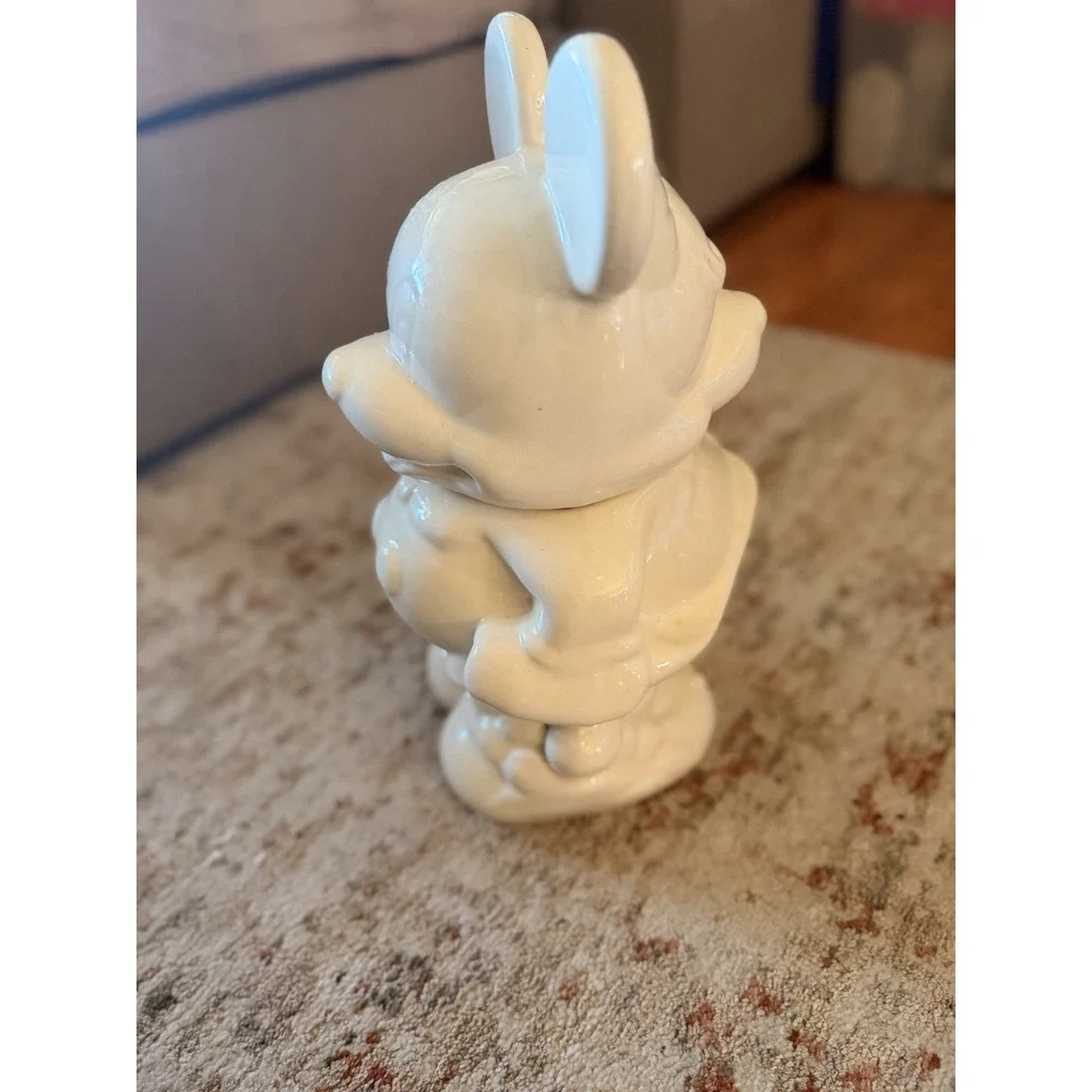 Vintage 1940's Mickey Mouse & Minnie Mouse Walt Disney Turnabout Cookie Jar